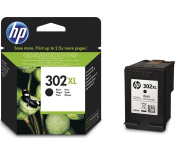 HP 302XL Black Ink Cartridge, Black