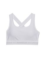 sujetador deportivo under armour crossback mid bra blanco
