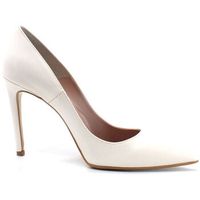 divine follie zapatos de tacon decollete punta white bianco 270 para mujer