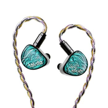 Celest Yaksha 2 DD + 1 BA + 1 MPD Monitores intrauditivos híbridos Auriculares con red cruzada de cuatro vías de precisión