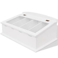 cubertero estilo barroco mdf blanco vidaxl