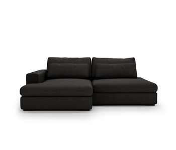 Chaise longue con cama passion izquierda 3 plazas gris oscuro