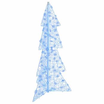 Árbol De Navidad | Decoraciones De Navidad Con 100 Led Azul 120 Cm Acrílico