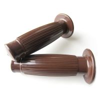 punos de manillar old style 22mm marron