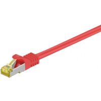 cable de red goobay cat 7 5 m sftp rojo