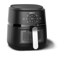 freidora de aire philips airfryer na22100 42l 1500w rapidair ventana digital plata