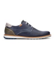pikolinos para hombre m8j-4322c1 mocasines de piel berna azul 45 plano cordones casual