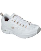 de skechers mujer arch fit sr-trickell ii 108053ec-whtl blanca piel blanco
