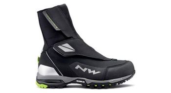 Zapatillas de invierno northwave mtb himalaya negro   verde