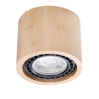 foco de superficie inreea 1 luz madera natural
