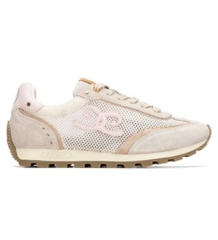 Carmela para mujer. 16321302-BEIGE Zapatillas 163213 marrón (38), Plano, Cordones, Casual