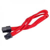 silverstone pp07-ide6r cable extensor de alimentacion 6 pin a pci-e 6 pin machohembra 25cm rojo