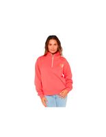 sudadera rip curl half zip fleece mujer watermelon