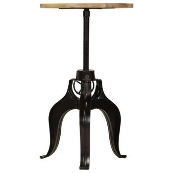 Mesa De Bar Madera Maciza De Mango 60x(76-110) Cm