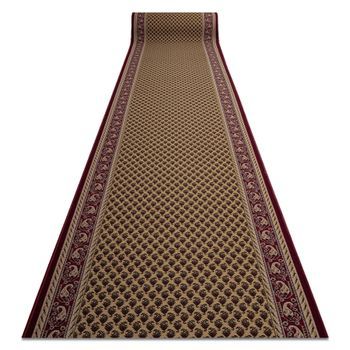 Alfombra De Pasillo Con Refuerzo De Goma  Inca Beige 80cm 80x1050 Cm