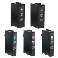 compatible multipack lexmark s515 printer ink cartridges 5 pack -14n1614e