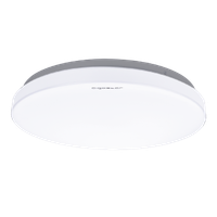 aigostar plafon led techo 24w lampara de techo blanco 1600lm luz blanca fria 6500k plafones para techo para bano cocina sala de estar dormitorio pasillo habitacion comedor balcon o38cm