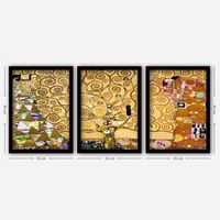 cuadro decorativo enmarcado 3sc192 multicolor 35x45 cm 3 piezas