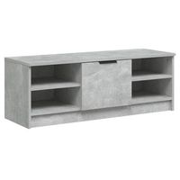 mueble de tv  mueble de salon  gabinete de tv madera contrachapada gris hormigon 102x355x365cm