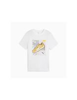 camiseta puma graphics iv b nino blanco
