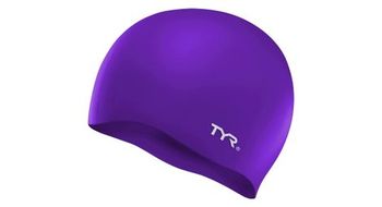 Tyr silicon cap gorro de bano morado sin arrugas