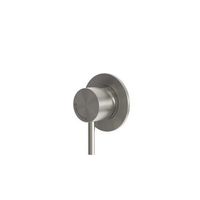 mezclador de bano en acero inox 316l satinado ideal para interiores y exteriores