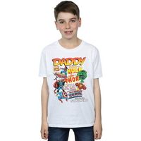 marvel tops y camisetas our dad superhero para nino