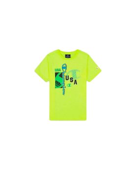 Camiseta Champion Crewneck Niño Verde