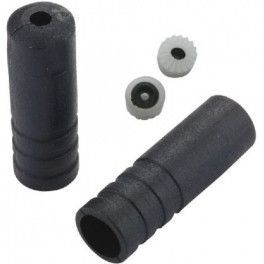Jagwire Tope Sellado Funda Cambio 4 Mm Plástico Negro 100 Pcs