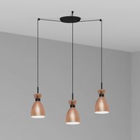lampara de techo retro 3 luces