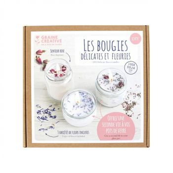 Kit De Velas De Flores De Bricolaje