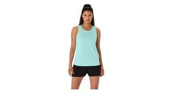 Camiseta de tirantes asics core run azul para mujer
