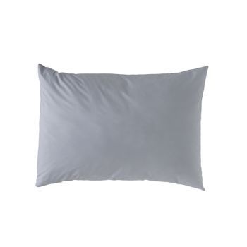 Funda De Almohada Lisa Gris 45x155 Cm. Algodón 200 Hilos