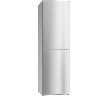 MIELE KFN 29142 D clst 50/50 Fridge Freezer - Clear Steel, Cream
