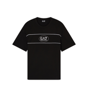 ea7 para hombre 7m001494af16548 camiseta logo negro xl casual algodon manga corta