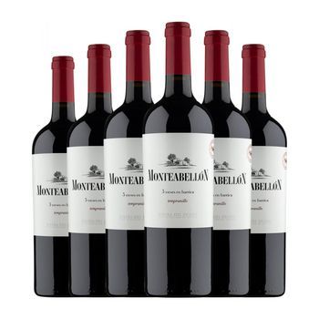 Monteabellón Vino Tinto 5 Meses Ribera Roble 75 Cl 14% Vol. (pack De 6 Unidades)