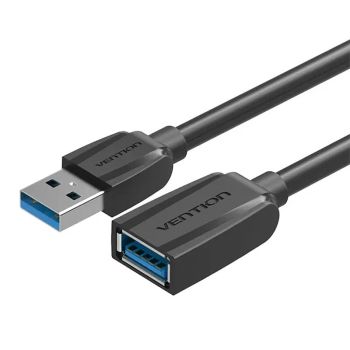 Cable de datos Vention VAS-A45 USB Macho a Hembra USB 3.0 Cable de extensión 0.5M/1M/2M/5M para PS4 Smart TV PC