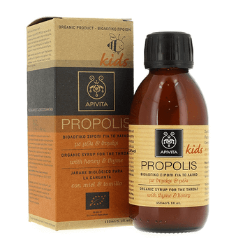 Apivita Kids Propolis Niños Jarabe Biológico Garganta con Miel y Tomillo 150 ml