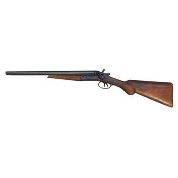 Outlet Réplica De Escopeta De 2 Cañones Usada Por Wyatt Earp, En Los Estados Unidos En El Año De 1868 Con Caño Ciego, No Funciona, Para Decoración
