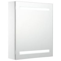 mueble de bano  armario de bano con espejo led 50x135x60 cm