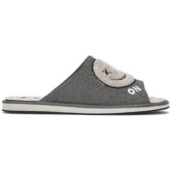 Vulladi Pantuflas 9571 gris para hombre