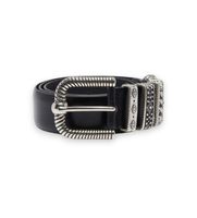 bash para mujer 2e24berk cinturon de piel berkane negro 95cm casual