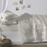 juego funda nordica 100 algodon geometrico etnico cama de 135 cm color laurel burrito blanco