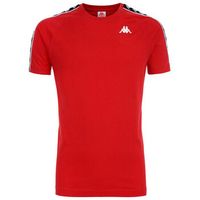 kappa tops y camisetas 222 banda coen slim t-shirt unisex white black 303uv10a99 para mujer