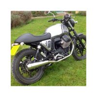 silenciador de escape moto guzzi v 7 ie mistral par conico