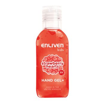 Enliven Hand Gel Strawberry Hearts