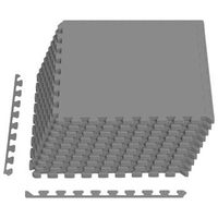 alfombrillas de piso 40 pcs gris 144 m espuma eva vidaxl