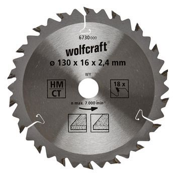 Discos De Sierra Circular Cortes Rápidos Y Finos Wolfcraft 140 X 12,75 Mm 18 Dientes