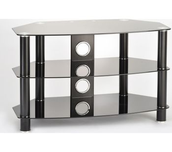 TTAP Vantage 1200 TV Stand - Black, Black