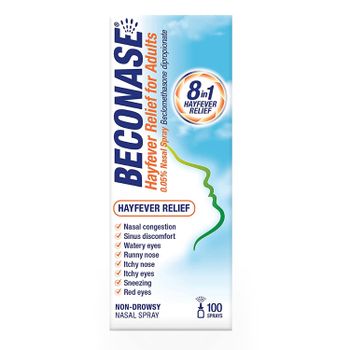 Hayfever & Allergy Nasal Spray For Adults - 100 Sprays